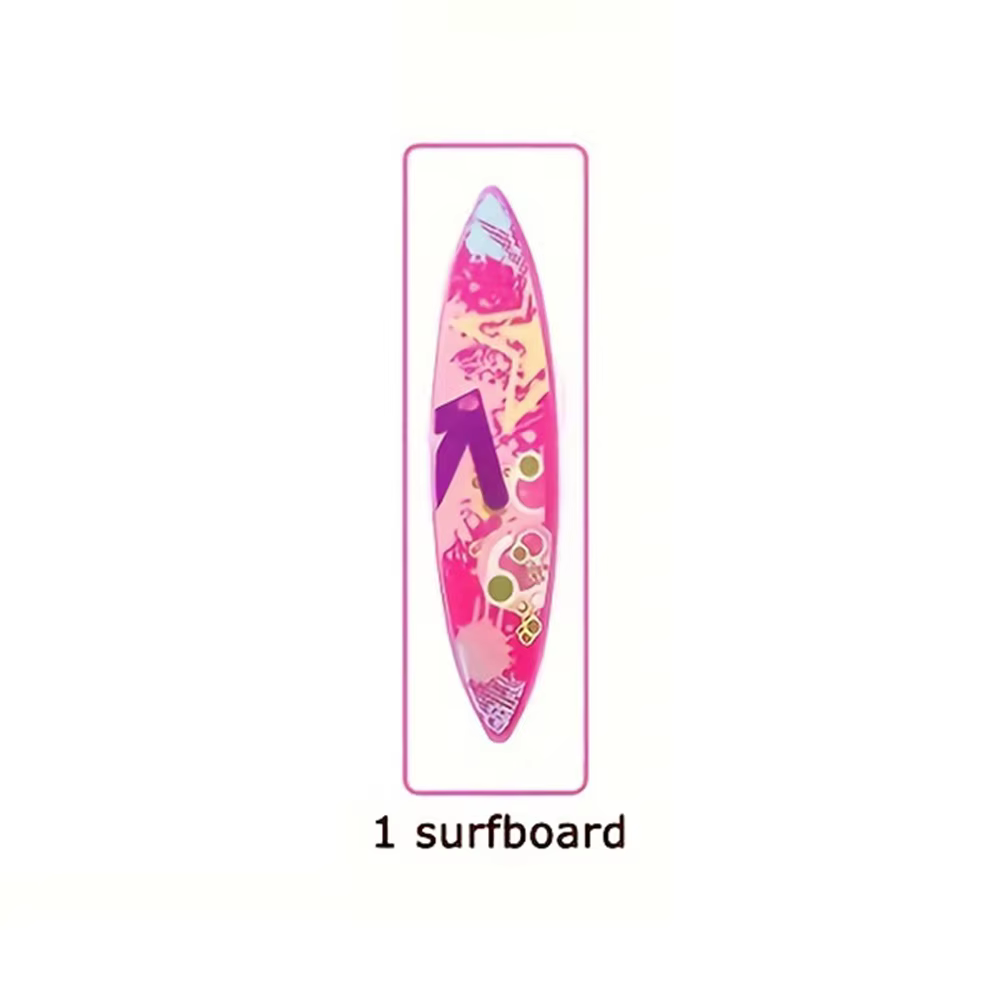 Accessoires de poupée amusants et mignons pour poupées de 11.5 pouces/30cm, Mini articles, accessoires pour maison de poupée, chaise de plage, colliers de planche de surf, outils d'étude, bricolage