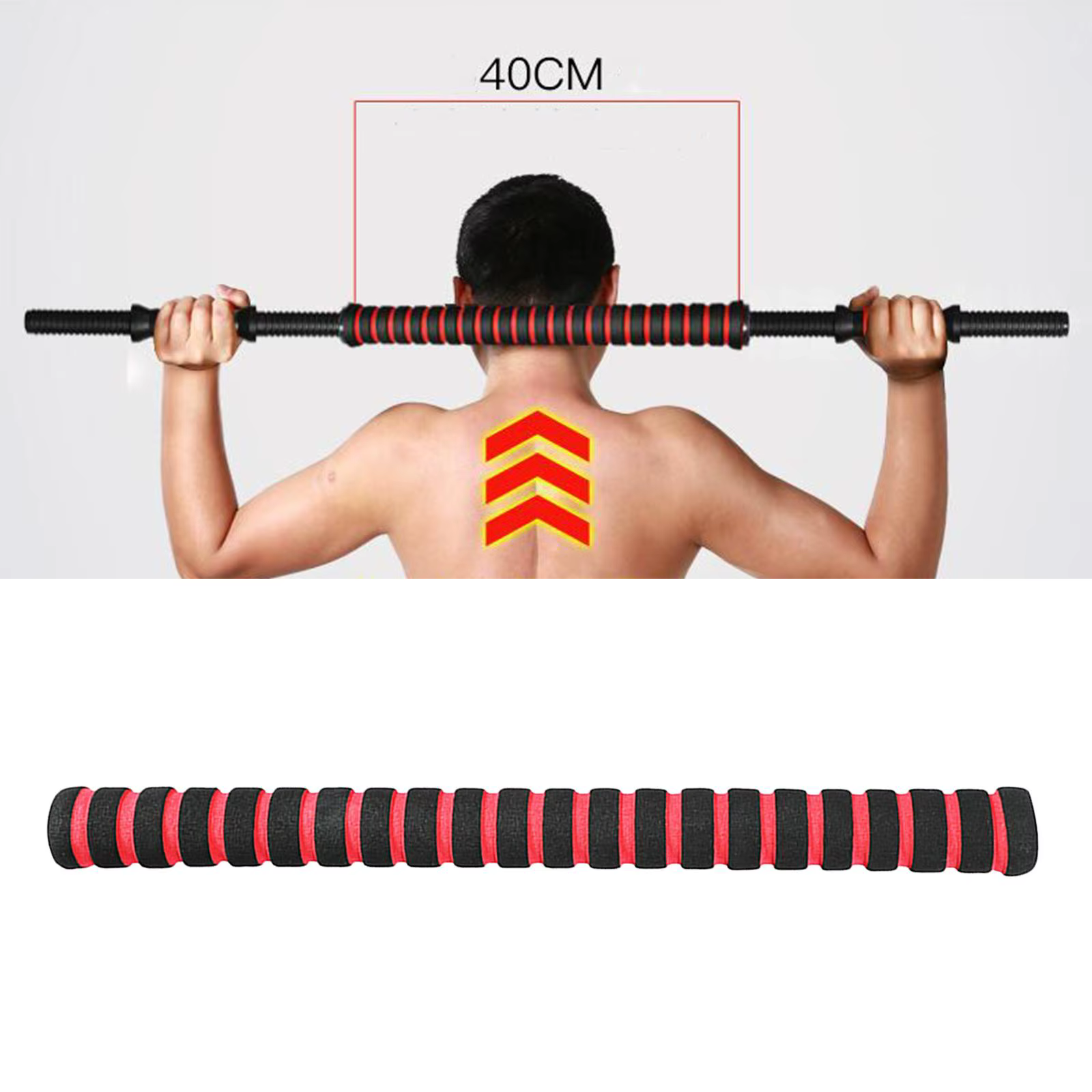 Connecteur de barre d'haltères en mousse légère pour haltères réglables – Extension pour entraînement et musculation