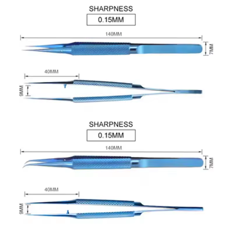 Pince anti-magnétique en alliage de titane pour la réparation électronique, forceps ESD professionnel pour carte mère, PCB, SMD et bijoux
