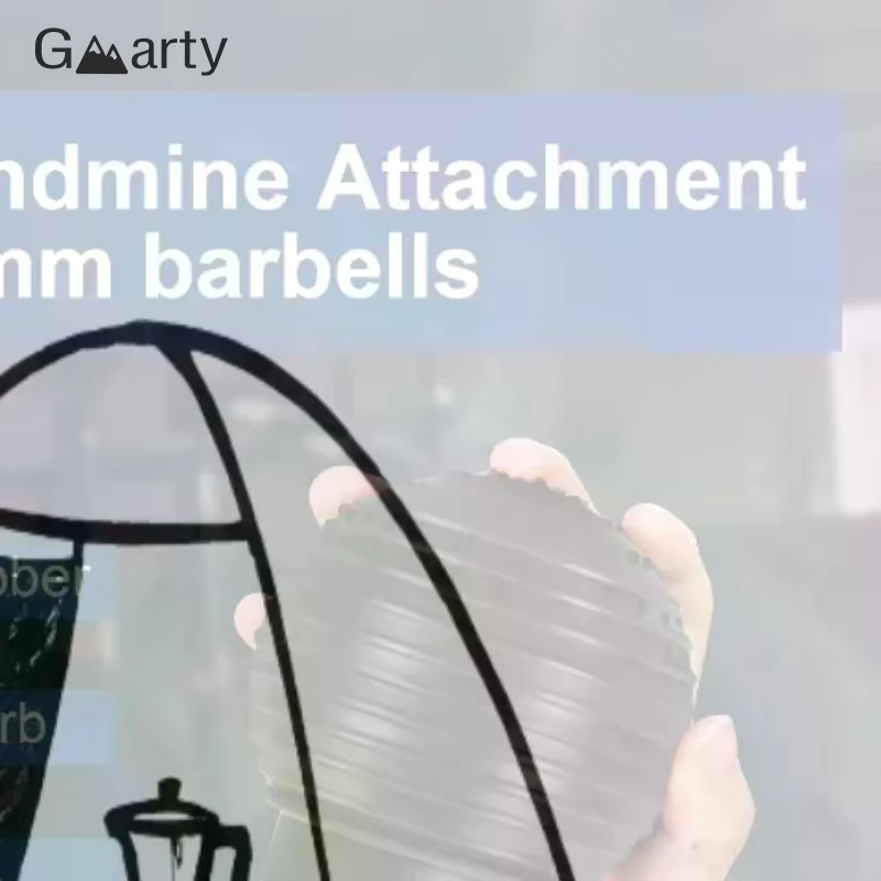 Fixation pour mines terrestres pour haltères facile à utiliser avec 360 °
