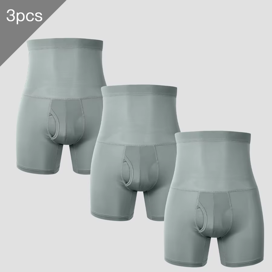 Sous-vêtements de sport pour hommes 3 pièces: taille haute