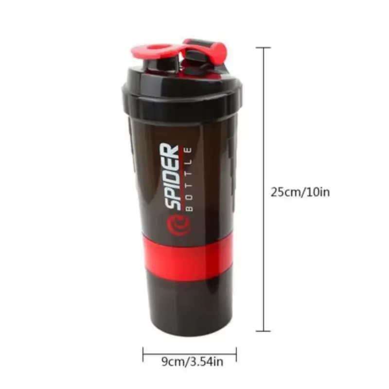 Bouteille de shaker de protéines pour le sport et la salle