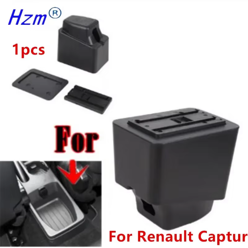 Accoudoir de voiture pour Renault Captur, boîte de rangement d'accessoires de voiture, pièces intérieures