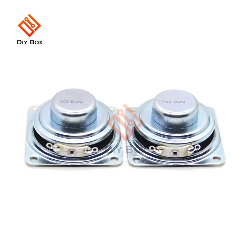 Mini haut-parleurs portables, gamme complète, côté caoutchouc, haut-parleur magnétique NdFeB, son, cinéma maison, 45mm, 4 Ohm, 5W