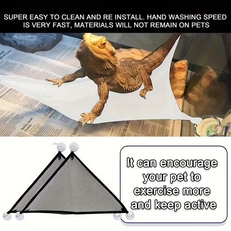 Hamac pour Reptile, décoration de Terrarium pour oiseaux lézard, tapis de Reptile, fournitures pour animaux de compagnie