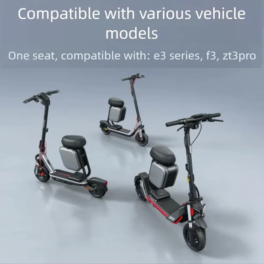 Siège multifonctionnel d'origine pour Scooter électrique Segway ZT3 Pro E3 Pro/F3 avec accessoires de sac