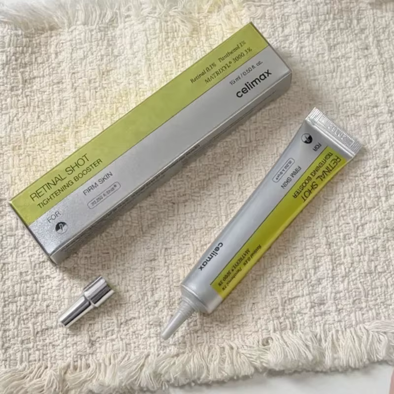 Celimax The Vita A Retinal Shot : Coffret Booster Raffermissant pour la Peau (Crème Contour des Yeux 15ml & Sérum Visage 30ml) – Soin Coréen pour une Peau Belle et Ferme