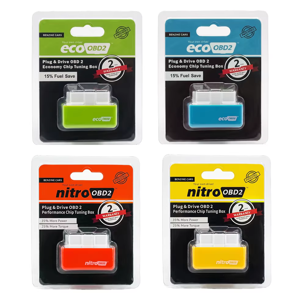 15% économiseur de carburant de voiture Nitro ECO OBD2 Diesel Nitro ECOOBD2 Benzine Protol gazole voitures Nitro OBD ECO OBD 2 boîte de réglage de puce Benzine