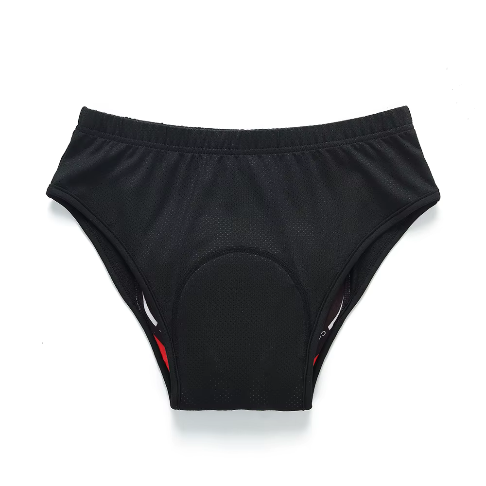 Slip respirant et rembourré pour homme, sous-vêtement de vélo
