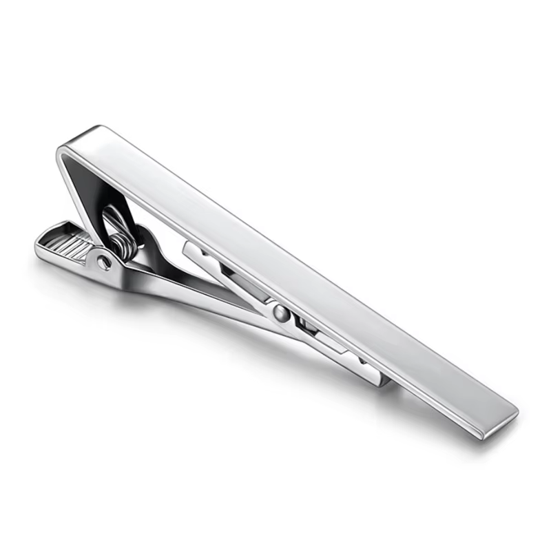 Pince à cravate accessoires de cravate cravates de Style de mode pour hommes ton métal fermoir à barre Simple fermoir pratique épingle à cravate pour pince à col pour hommes