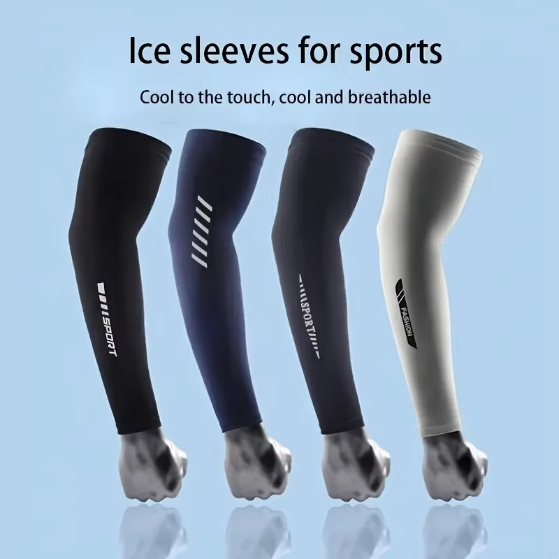 1 paire de manchons de sport légers et respirants pour hommes
