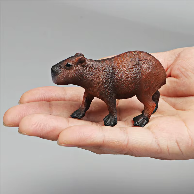 Capybara modèle animaux sauvages Simulation rongeur figurine mignon enfant jouet pour Collection