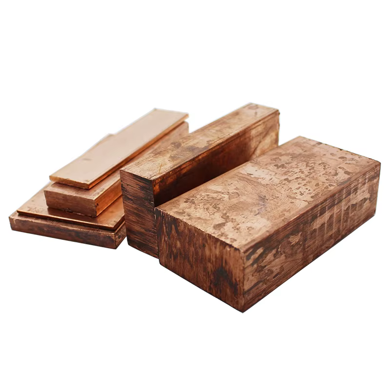 Barres de cuivre, plaque plate en cuivre