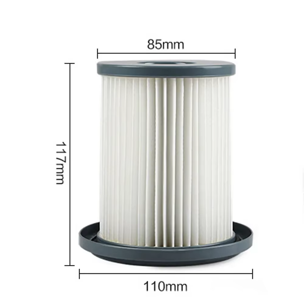Accessoires pour aspirateur, filtres HEPA + élément filtrant de 12cm pour Philips FC8712 FC8714 FC8716 FC8720 FC8722