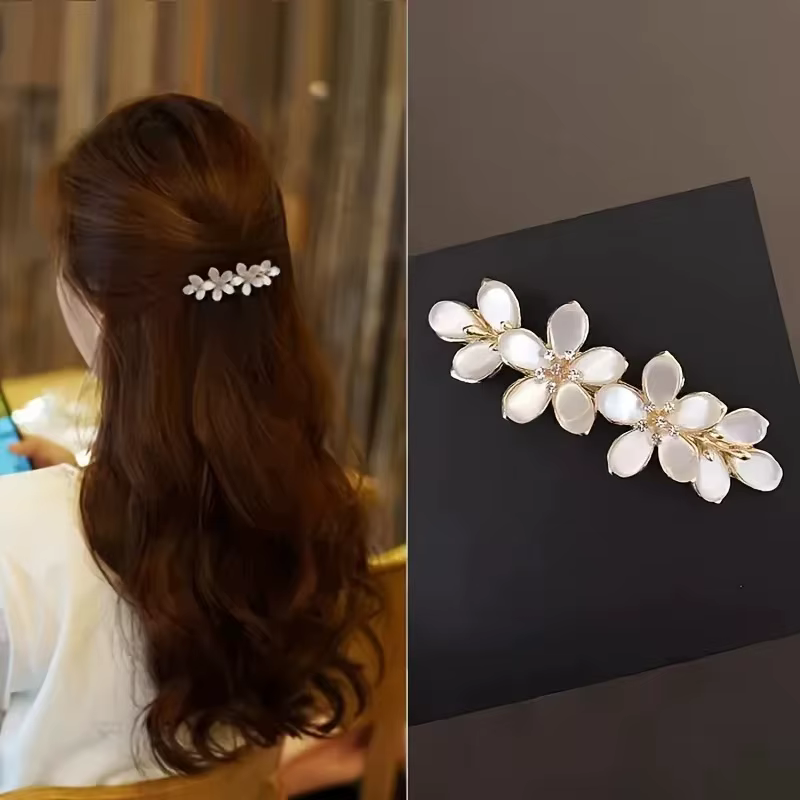 Pince à cheveux vintage 1 pièce, accessoire élégant et polyvalent, décoration raffinée, idéale pour les mariages et toutes les saisons