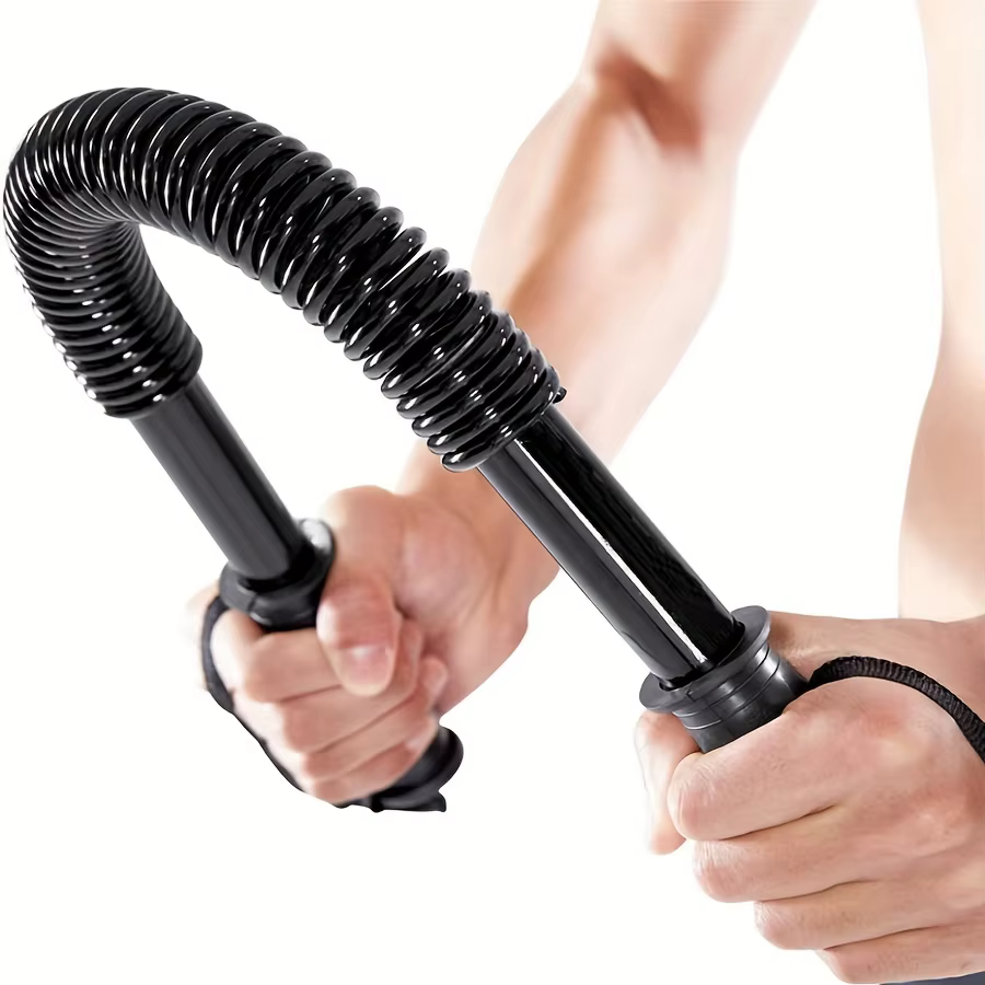 1 barre d'entraînement pour la force des bras | Équipement de fitness à double tête de 66 lb pour l'augmentation