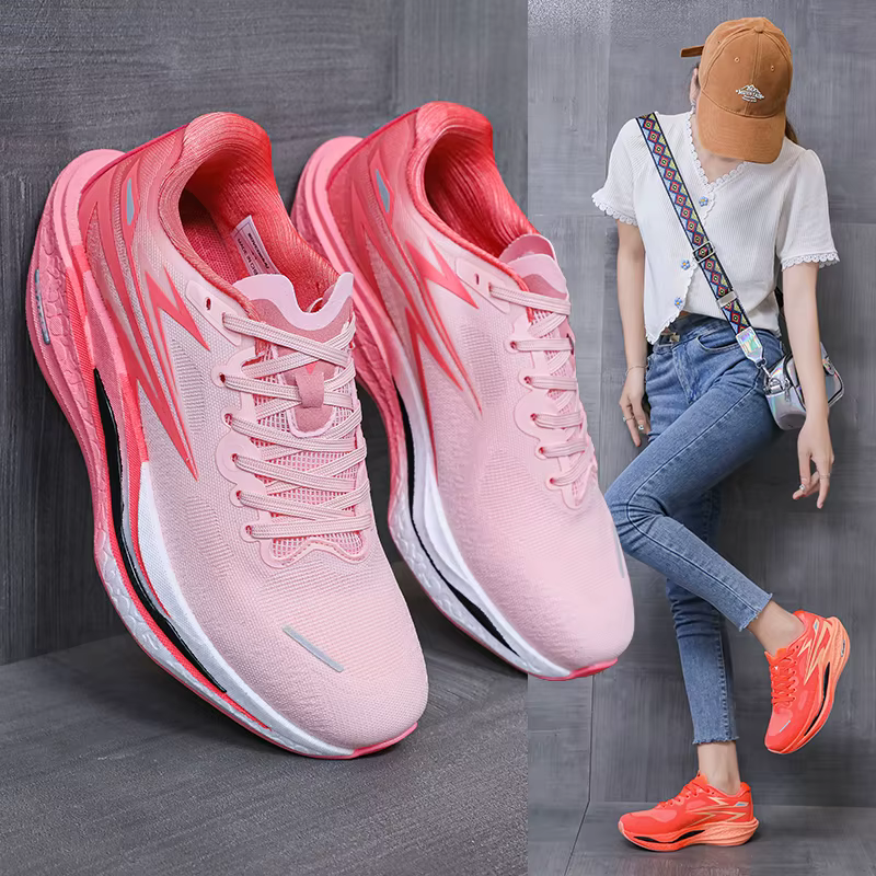 Chaussures de course pour hommes avec plaque en carbone