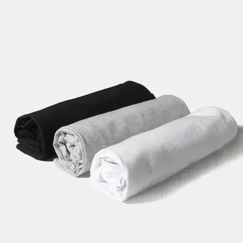 T-shirt en coton KBG pour hommes, style fitness, streetwear, blanc