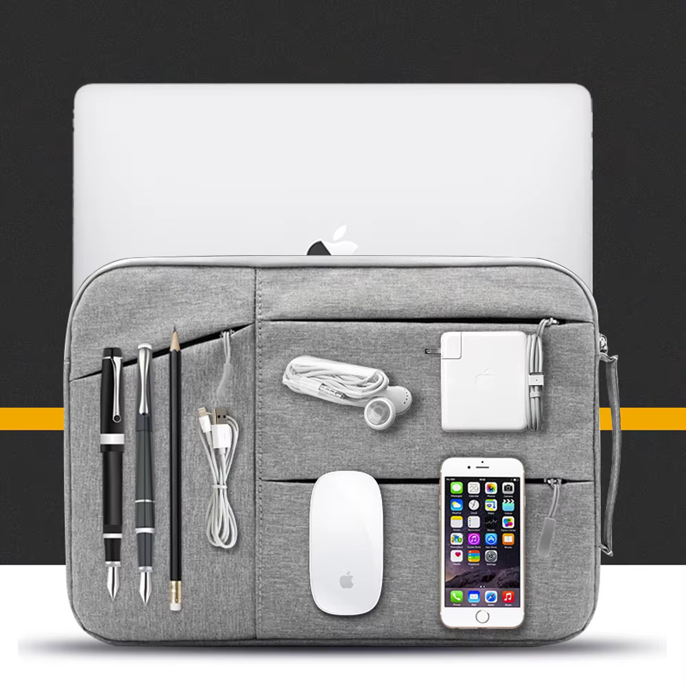 Sacoche étanche pour ordinateur portable 13 14 15 16 pouces, étui pour Macbook Air Pro 15.4 15.6 Lenovo, sac à main pour ordinateur, porte-documents