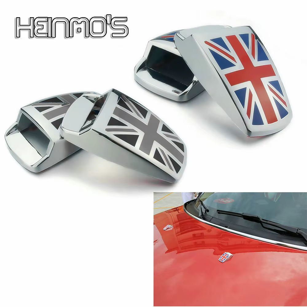 Couvercle de buse d'essuie-glace de pulvérisation d'eau, accessoires de voiture pour MINI Cooper S One Countryman Clubman R50 R53 R55 R56 R60 R61 F54 F55 F56 F60