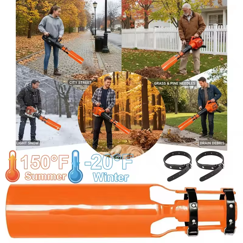 Booster d'air réglable en PVC, outil de flux d'air pour souffleur de feuilles, accessoires d'outils de compagnon d'extérieur durables à haut débit, 1 pièce
