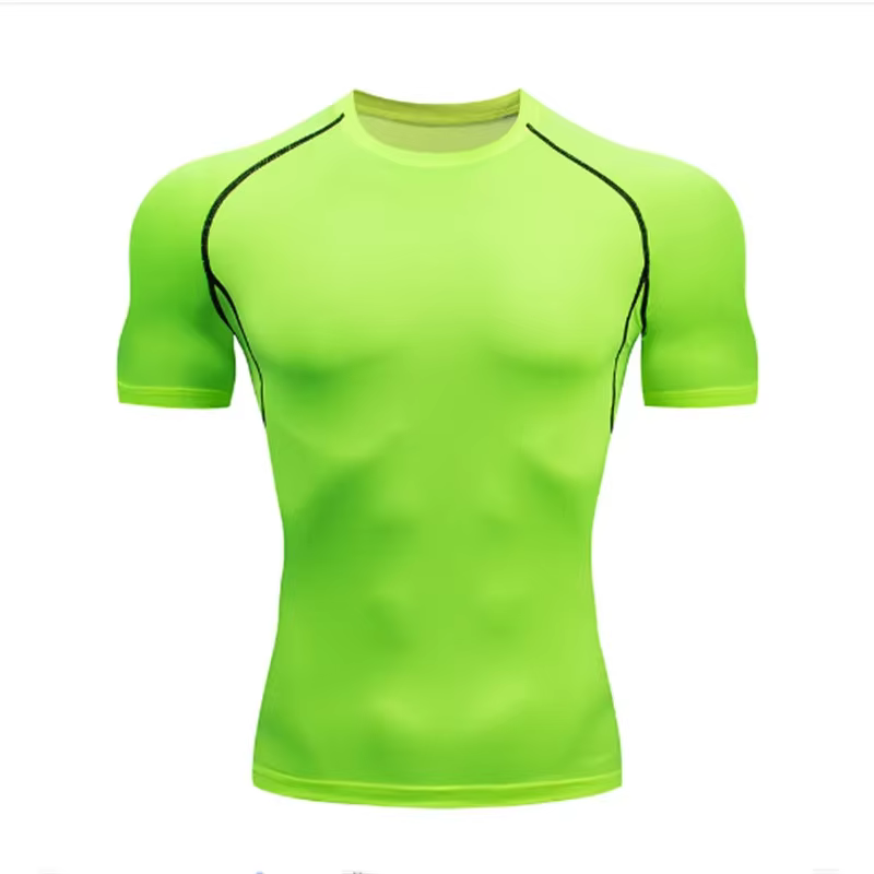 Chemises de course à compression pour hommes