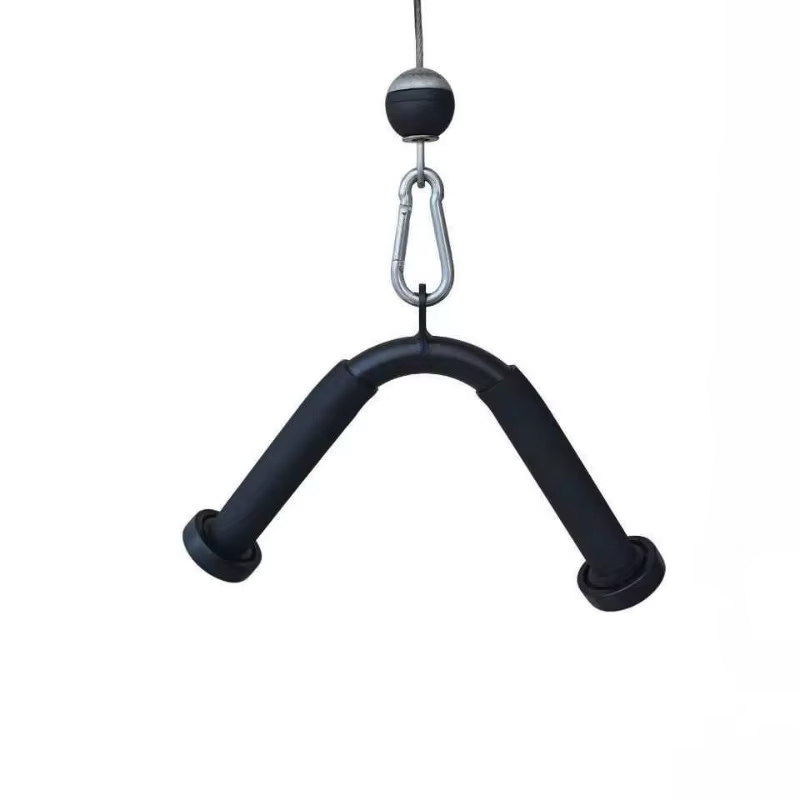 Accessoire de barre triceps en V pour machine à câble