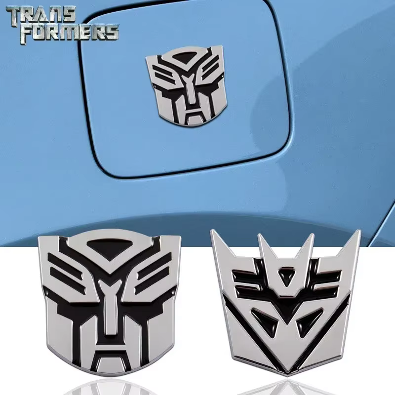 Autocollants de voiture 3D Transformers, logo Decepticons Autobots, autocollants pour voitures rayées, accessoires de décoration de voiture cosplay