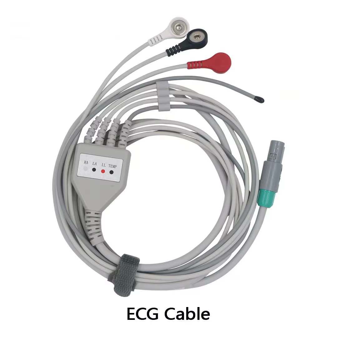 Accessoires pour moniteur vétérinaire Am6100 : Mesure de diverses paramètres vitaux animaux (PR, HR, NIBP (tension artérielle), SpO2, fréquence respiratoire, TEMP)