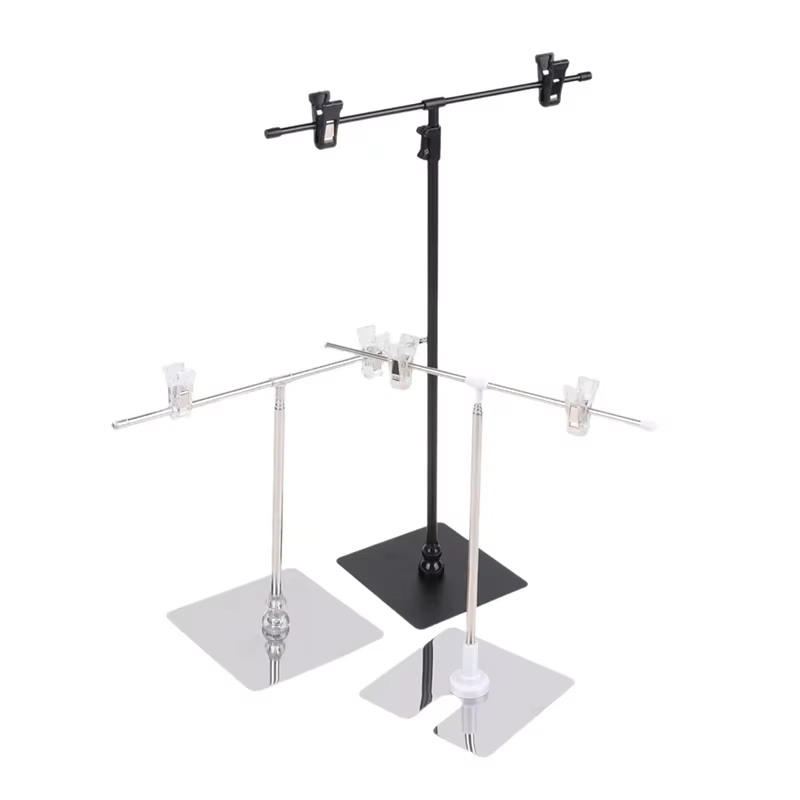 Accessoires de photographie support d'arrière-plan en forme de T accessoires de fond Photo support d'affiche pour appareil Photo Studio Photo