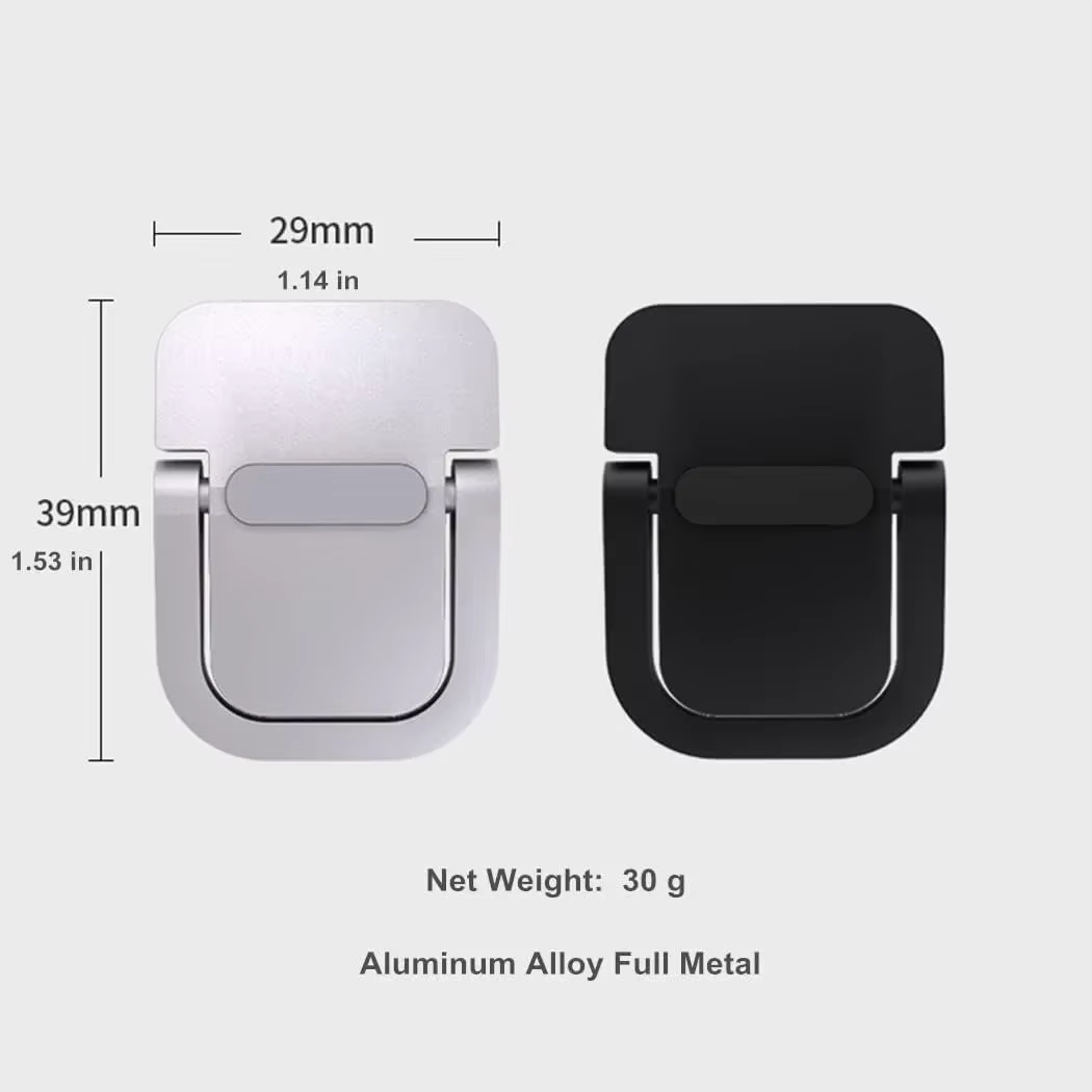 2 pièces en alliage d'aluminium accessoires pour ordinateur Portable support pour ordinateur Mini pieds portables pour Macbook support d'ordinateur
