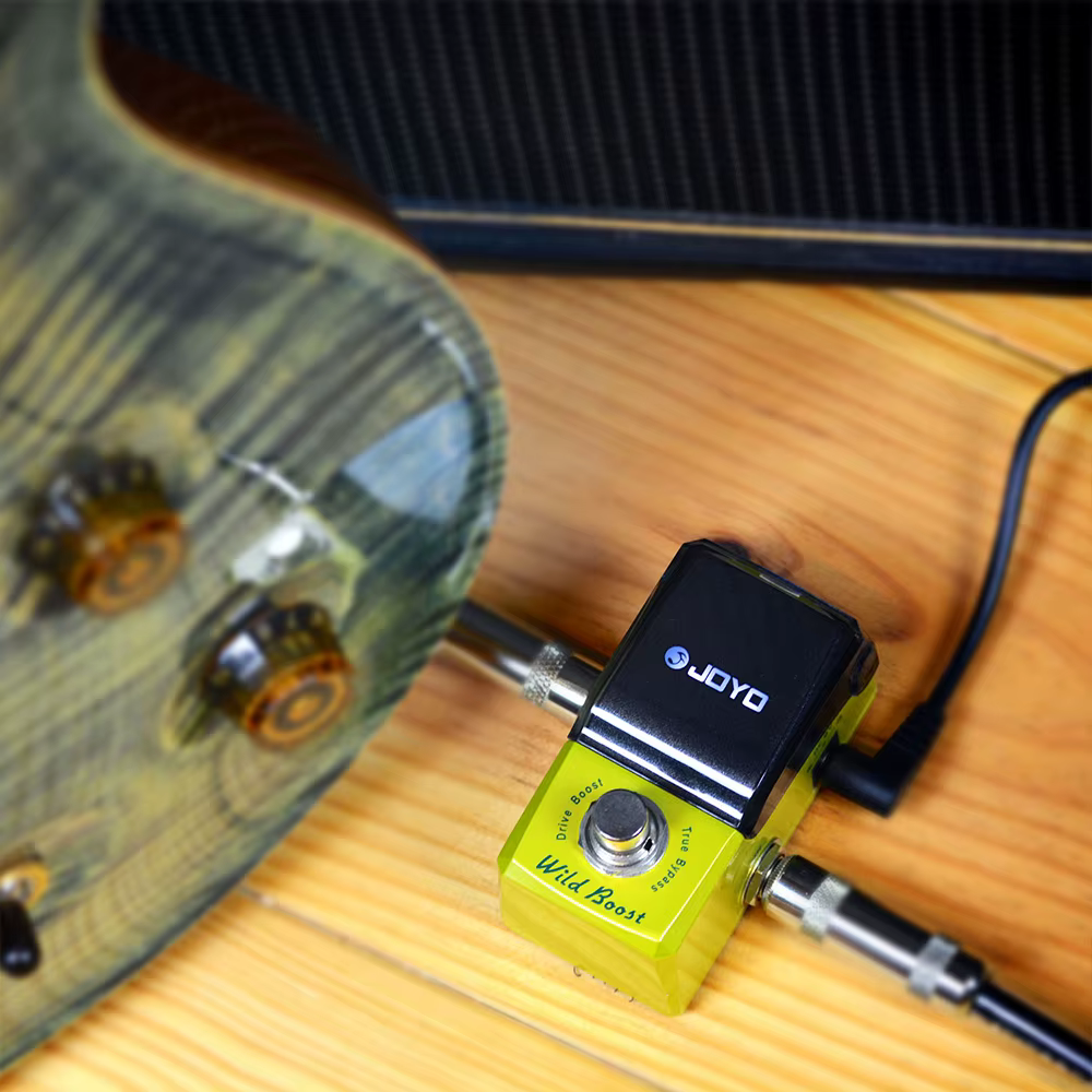 JOYO JF-302 WILD BOOST pédale de guitare double bande EQ Exciter/effet Overdrive avec Gain de 12dB pour les sons sales et indomptées