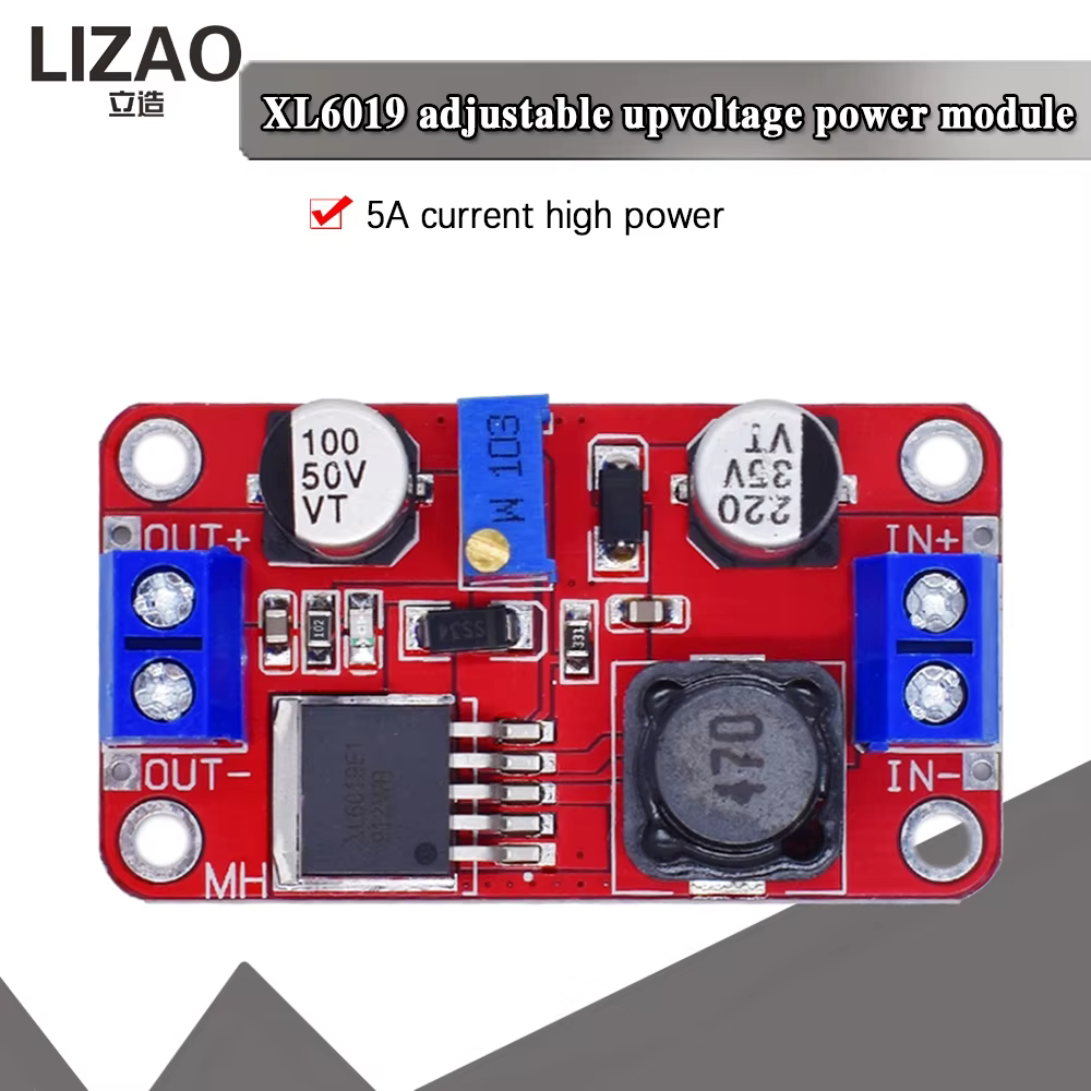 Module élévateur de tension DC-DC LIZAO XL6019, module d'alimentation à sortie réglable, convertisseur boost super XL6009 LM2577 5V 12V 24V