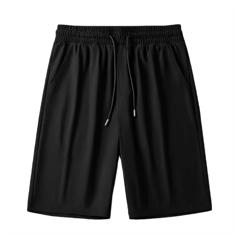 Short à taille élastique pour hommes, vêtements d'été avec cordon de serrage, séchage rapide, pantalon court pour course à pied, Fitness, sport