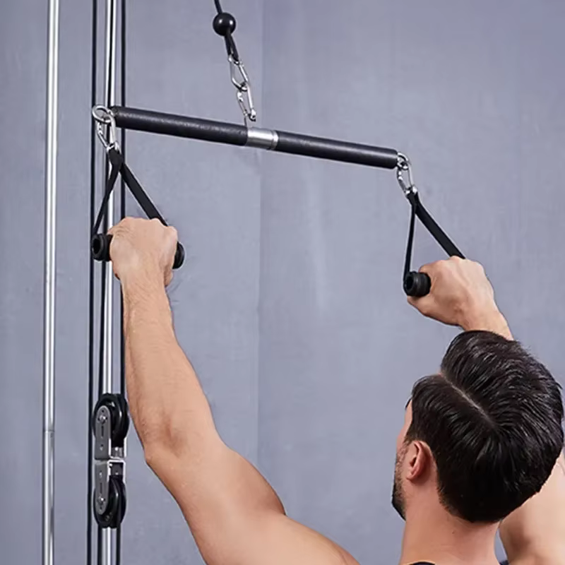 Barre de traction Lat réglable et détachable