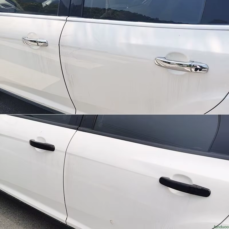 Couvercle de poignée de porte de voiture chromé noir brillant, pour Ford Transit Custom Tourneo Custom 2013 – 2017, superpositions de garniture, accessoires de style