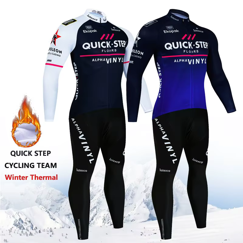 Hiver rapide étape cyclisme maillots ensemble vtt vélo vêtements Maillot Ropa Ciclismo Invierno