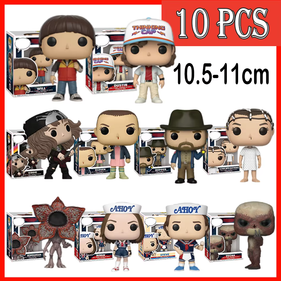 Figurine de dessin animé Strangers Things Jane Ives/Will Byers/Mike Wheeler, figurine d'action Cosplay, ornement en vinyle, jouet, cadeau du nouvel an