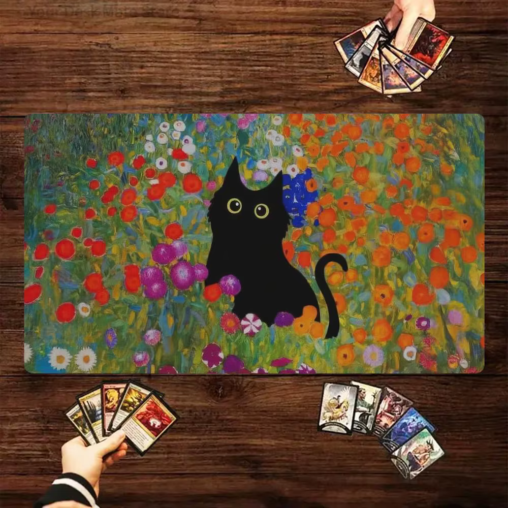 Tapis de jeu Magic The Gathering, tapis de jeu amusant avec des mèmes, tapis de jeu de société en caoutchouc durable pour les jeux MTG et TCG. Tapis de souris et tapis de bureau