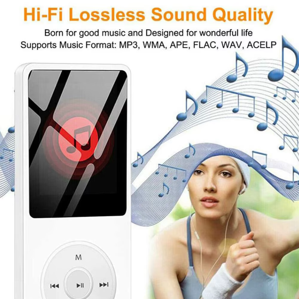 Lecteur MP3 Sports de plein air Fitness Mini baladeur Mp4/mp3 Support Bluetooth