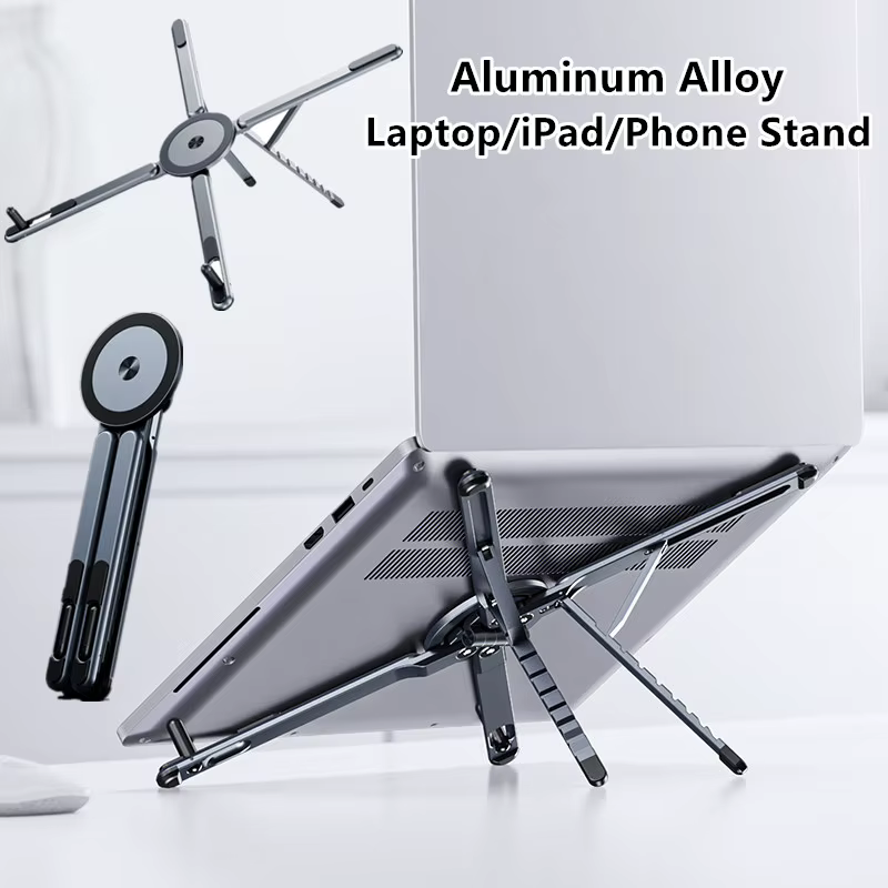 Support réglable pour ordinateur Portable, pliable, moniteur d'ordinateur pour Macbook Air, iPad, téléphone, tablettes, accessoires de Base