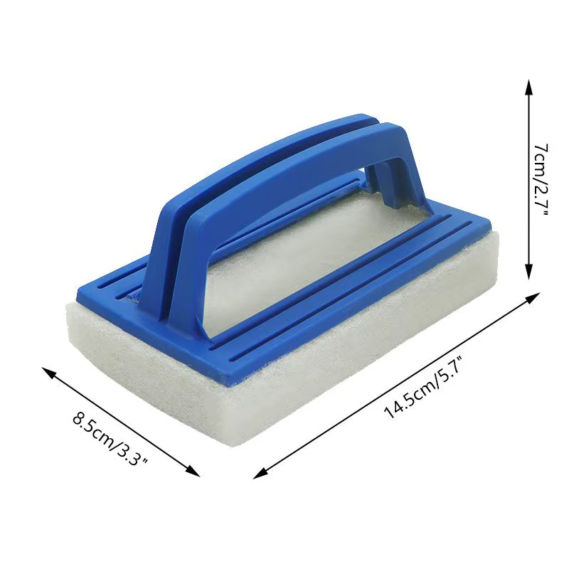 Brosse de nettoyage murale de piscine, épurateur de ligne d'eau, nettoyage de piscine à ressort chaud, accessoire de baignoire de Spa, brosse éponge, nettoyeur de piscines