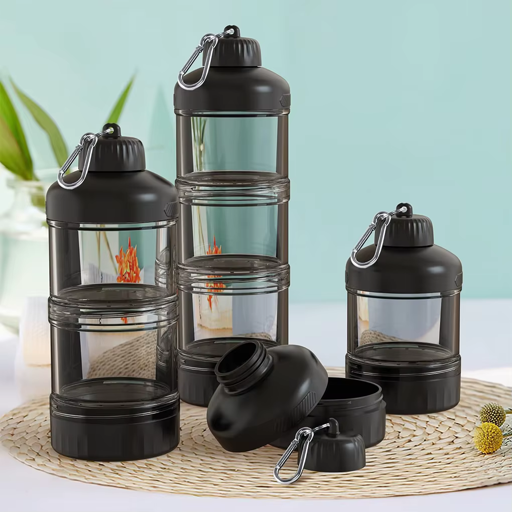 Boîte distributrice de poudre de protéines