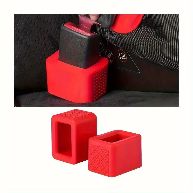 Dispositif de retenue de ceinture de sécurité en silicone souple, rehausseur sécurisé et confortable, tous les véhicules, universel