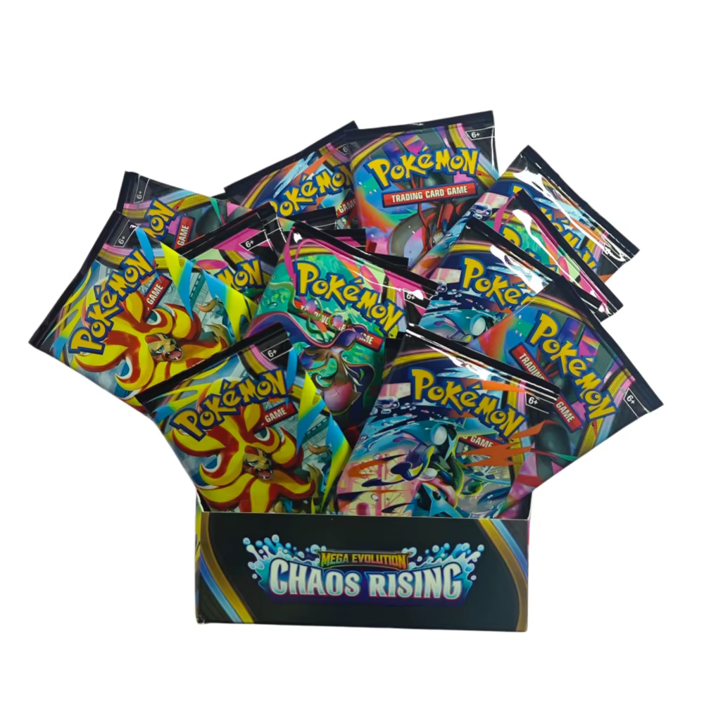 Boîte de boosters Pokémon Mega Evolution Version anglaise CHAOS RISINC Ascended Heroes Phantasmal Flames Collection de cartes à collectionner TCG