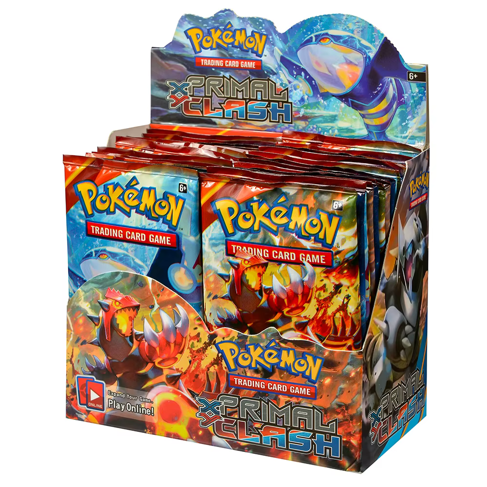 360 pièces anglais Pokémon TCG: Primal Clash Booster boîte Pokemon carte commerciale 36 Pack boîte
