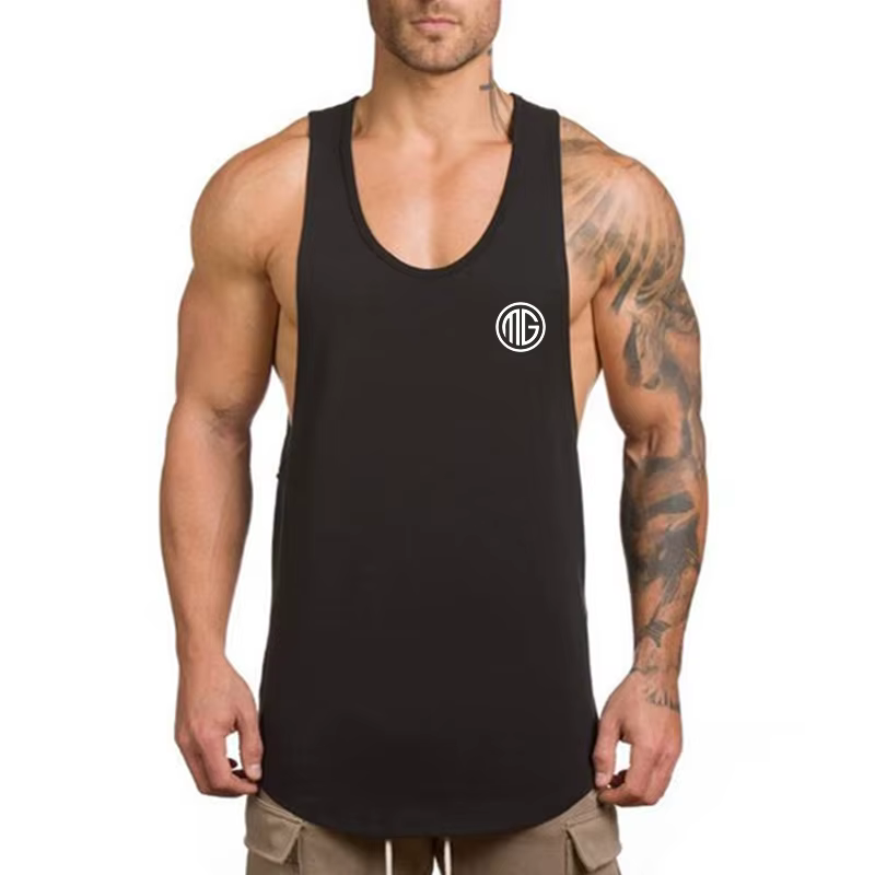 Muscleguys Débardeurs de sport en coton pour hommes