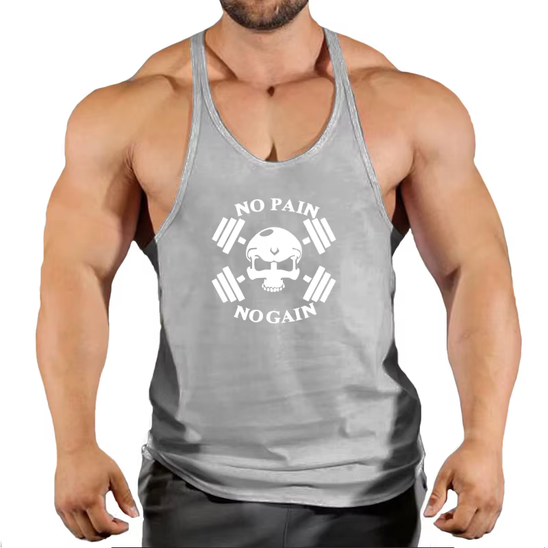 Débardeurs de musculation 2026 pour hommes – Maillots de sport en coton
