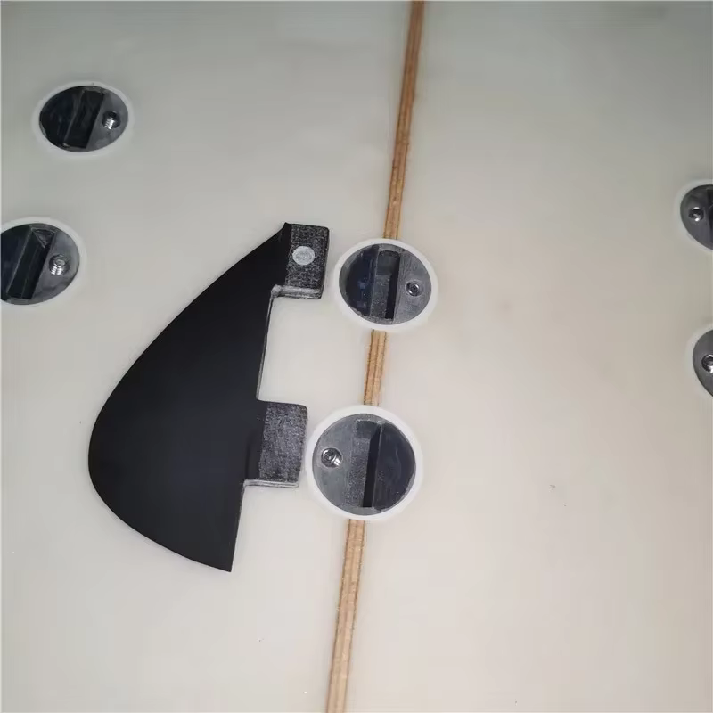 Palmes de Surf BiLong FCS, Azul Central, Wakeboard, Knubster Center Kneel Fin, Barbatanas De Red