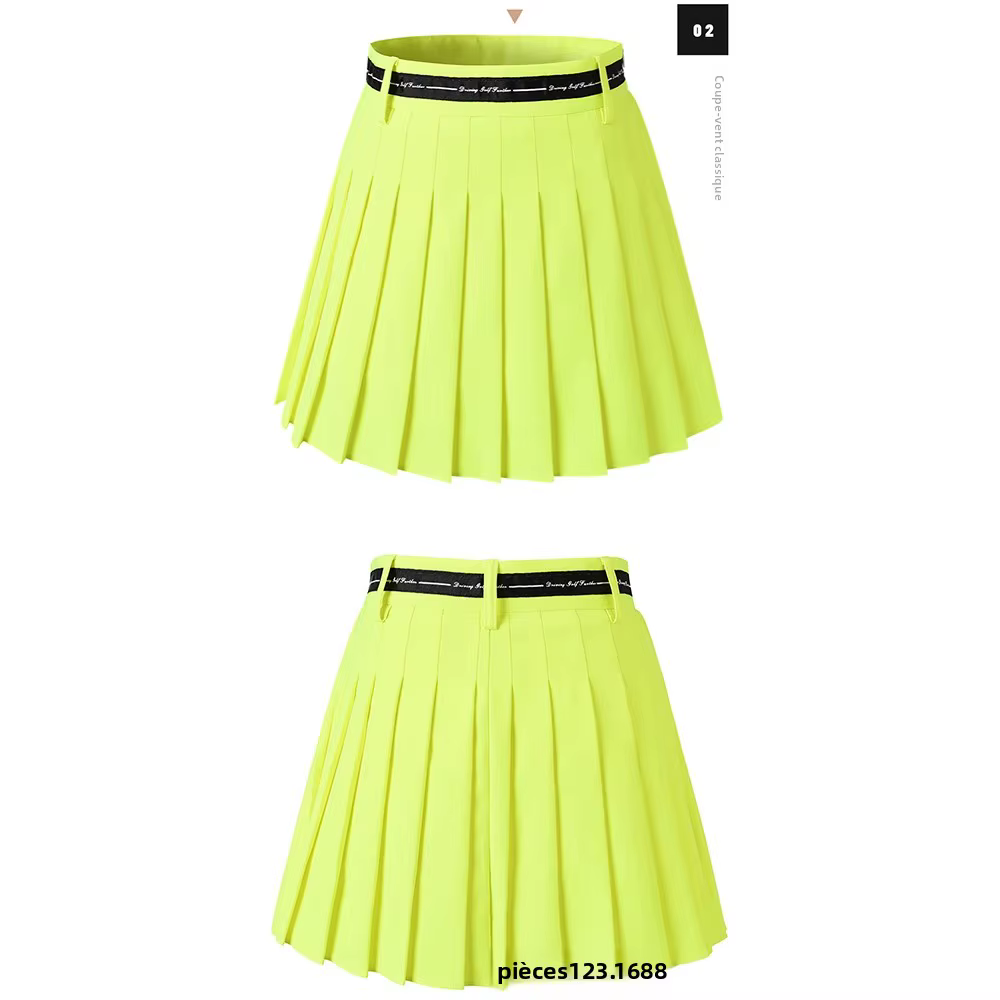 Jupe de Golf plissée taille haute pour femmes